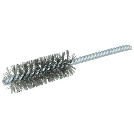 Weiler 7/8" Power Tube Brush, .006" Wire Fill, 2-1/2" Brush Length 21122